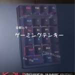 RGBゲーミングメカニカルテンキー motospeed K24レビュー