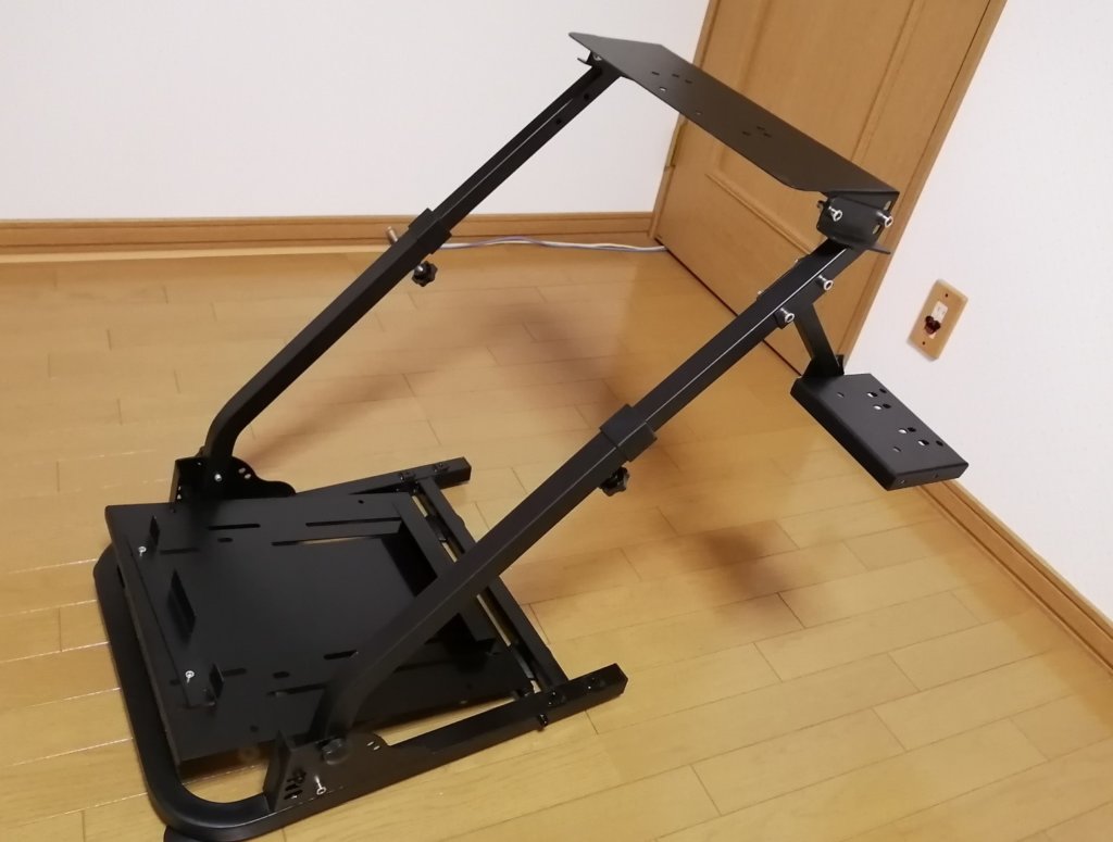 VSHARKERレーシングホイールスタンド を買ってみたが取説がわかり 